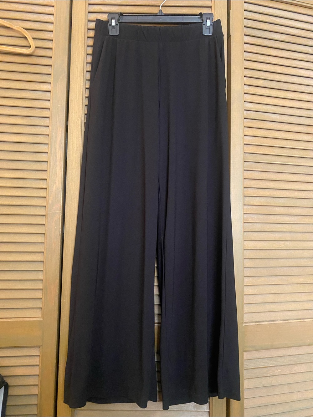Premise Black Wide-Leg Palazzo Pants